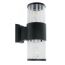 Светильник НБУ-2х60w вверх/вниз Е27 IP54 черный FERON DH0902 11653