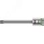 Головка торцевая 8767 B HF TORX Zyklop со вставкой DR 3/8 с функцией фиксации крепежа TX 45 x 100 мм WERA WE-003071