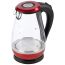 Чайник стеклянный E-204 на 1.7 л, цвет красный Energy ВиК 164140