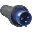 Вилка переносная ССИ-033 2P+PE 63А 200-250В IP54 IEK