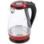 Чайник стеклянный E-204 на 1.7 л, цвет красный Energy ВиК 164140