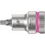 Головка торцевая 8740 B Hex-Plus HF Zyklop со вставкой под внутренний шестигранник DR 3/8 с функцией фиксации крепежа 1/8 x 35 мм WERA WE-003080