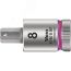Головка торцевая 8740 B Hex-Plus HF Zyklop со вставкой под внутренний шестигранник DR 3/8 с функцией фиксации крепежа 8 x 38.5 мм WERA WE-003039