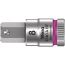 Головка торцевая 8740 A Hex-Plus HF Zyklop со вставкой под внутренний шестигранник DR 1/4 с фиксацией крепежа 1/8 x 28 мм WERA WE-003383