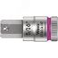 Головка торцевая 8740 A Hex-Plus HF Zyklop со вставкой под внутренний шестигранник DR 1/4 с функцией фиксации крепежа 5/16 x 28 мм WERA WE-003389