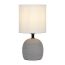 Настольная лампа Sheron 7044-501 х Е14 40 Вт керамика серая с абажуром Rivoli Б0053458