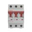 Автоматический выключатель модульный YON max типа MD63N, 6кА, 3 полюса, хар-ка B, 6А