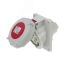Розетка встраиваемая наклонная 32A/400V/3P+E/IP67, фланец 92x100 INPIN CA1506