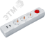 Удлинитель бытовой NPE-USB01-03-180-ESC-3X1 с выключателем 3 гнезда с/з 1,8м ПВС 3х1 2USB 2,1A Navigator Group 61455