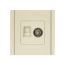 FORTE&PIANO Розетка двойная TV+RJ45 кат.5E FP436 ваниль IEK FORTE&PIANO Розетка двойная TV+RJ45 кат.5E FP436 ваниль IEK