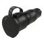 Розетка каб 16A/250V/2P+E/IP54 с крышкой черный PCE 25711-ss