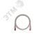Шнур S/FTP 4 пары Кат.6a 2хRJ45/8P8C T568B 7х0165мм PVC серый 5м NIKOMAX/NIKOLAN NMC-PC4SA55B-050-GY