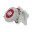 Розетка встраиваемая 16A/400V/3P+E/IP67, фланец 75x75 INPIN CA222
