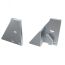 Заглушка для ALM-GLASS-6 с опорой левая с отверстием (ARL, Металл) Arlight 026730