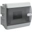 UNION Compact Корпус пластиковый ЩРВ-П-6 IP41 черная прозрачная дверь IEK