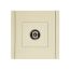 FORTE&PIANO Розетка TV проходная FP429 ваниль IEK