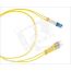 Патч-корд волоконно-оптический (шнур) SM 9/125 (G657) ST/UPC-LC/UPC duple* LSZH 1м Hyperline 39335