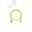 Патч-корд U/UTP 4 пары Cat 6 2хRJ45/8P8C T568B 7х0205мм LSZH желтый 5м NIKOMAX/NIKOLAN NMC-PC4UE55B-050-C-YL