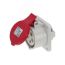 Розетка встраиваемая 16A/400V/3P+N+E/IP44, фланец 75x75 INPIN CA1385