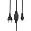 Комплект подключения уличных для гирлянд 230В / 4А, провод черный, IP65 Neon-Night 303-500
