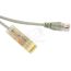 Патч-корд 110 тип-RJ45 2 пары Ethernet LSZH серый (3м) Hyperline 229899