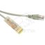 Патч-корд 110 тип-RJ45 2 пары Ethernet LSZH серый (3м) Hyperline 229899