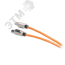 Коннектор RJ45/8P8C под витую пару, Кат.6 (Класс E), 250МГц, покрытие 50мкд, универсальные ножи, T568B, самозажимной, полный экран, металлик NIKOMAX/NIKOLAN NMC-RJ88SE2-NT-MT