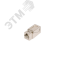 Модуль Keystone, Кат.6, RJ45/8P8C, самозажимной, экраннированный, металлик NIKOMAX/NIKOLAN NMC-KJSE2-NT-MT