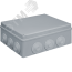 Коробка NSS-DB-240-190-90-12-GR распаячная открытого монтажа с мембранами 240х190х90 Navigator Group 93410