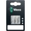 Бита 867/1 Z TORX SB вязкая твердость хвостовик 1/4 C 6.3 TX 10 x 25 мм 2 шт с держателем-еврослот WERA WE-073313