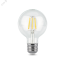 Лампа светодиодная филаментная LED 6 Вт 630 лм 2700К AC185-265В E27 шар G95 теплая  Black Filament Gauss Gauss 105802106