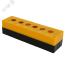 Корпус КП106 пластиковый 6 кнопок желтый EKF cpb-106-o