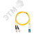 Шнур оптический переходной SM 9/125 OS2 FC/UPC-LC/UPC двойной LSZH 2мм NIKOMAX/NIKOLAN NMF-PC2S2C2-FCU-LCU-010
