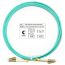 Шнур оптический duplex 2м LC-LC 50/125 мм OM3 LSZH Cabeus FOP-50-LC-LC-2m