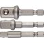 Набор адаптеров ''ЭКСПЕРТ'' для торцовых головок, E1/4'' - 1/4'', E1/4'' - 3/8'', E1/4'' - 1/2'', 3 предмета ЗУБР 26756-H3