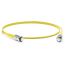 Патч-корд волоконно-оптический (шнур) SM 9/125 (OS2) ST/APC-ST/APC 2мм simplex LSZH (1м) Hyperline 250714