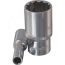 Головка торцевая глубокая 12-гранная 1/2''DR, 22 мм Ombra 112222