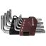 Набор ключей торцевых T-TORX® коротких с центрированным штифтом, Т10H-T50H, 9 предметов Thorvik TTKS9S