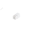 Модуль Keystone, Кат.6, RJ45/8P8C, для FT-TOOL, неэкраннированный, со шторкой, белый NIKOMAX/NIKOLAN NMC-KJUE2-ST-WT