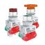 Кнопка AE 22мм грибовидная с фиксацией зеленая 220В ВK-22 SE (Dekraft) 25037DEK