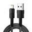Кабель USB-A - Lightning для Apple, 2,4А, 1м, черный REXANT 18-7060