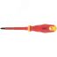 Отвертка изолированная 1000 В, CrV сталь, прорезиненная ручка 6.5х100 мм РН2 FIT 55894