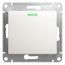 Выключатель одноклавишный, с подсветкой, схема 1а перламутр в рамку SE (Systeme) GSL000613