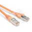 Патч-корд F/UTP экранированный категория 5е LSZH 1м оранжевый Hyperline 230088