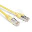 Патч-корд F/UTP экранированный категория 5е LSZH желтый (1м) Hyperline 230090