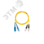 Шнур оптический переходной SM 9/125 OS2 SC/UPC-FC/UPC двойной LSZH 2мм NIKOMAX/NIKOLAN NMF-PC2S2C2-SCU-FCU-001