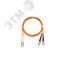 Шнур оптический переходной мм 50/125 OM2 LC/UPC-ST/UPC двойной LSZH 2мм NIKOMAX/NIKOLAN NMF-PC2M2C2-LCU-STU-002