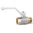 Кран шаровой 11б27п1 Ду15 Ру40 (1/2') ВН белая ручка рычаг LD Pride LD Pride 47.15.В-Н.Р (white)