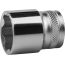 Головка торцевая ''INDUSTRIE QUALITAT'', Cr-V, FLANK, хромосатинированная, 1/2'', 22 мм KRAFTOOL 27805-22_z01