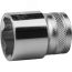 Головка торцевая ''INDUSTRIE QUALITAT'', Cr-V, FLANK, хромосатинированная, 1/2'', 22 мм KRAFTOOL 27805-22_z01